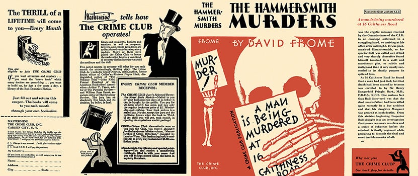 Item #1451 Hammersmith Murders, The. David Frome