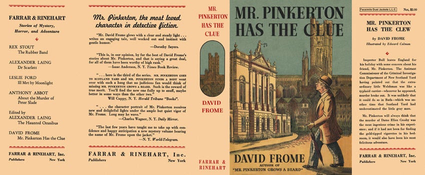 Item #1453 Mr. Pinkerton Has the Clue. David Frome.