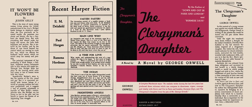 Clergymans Daughter The George Orwell 1949