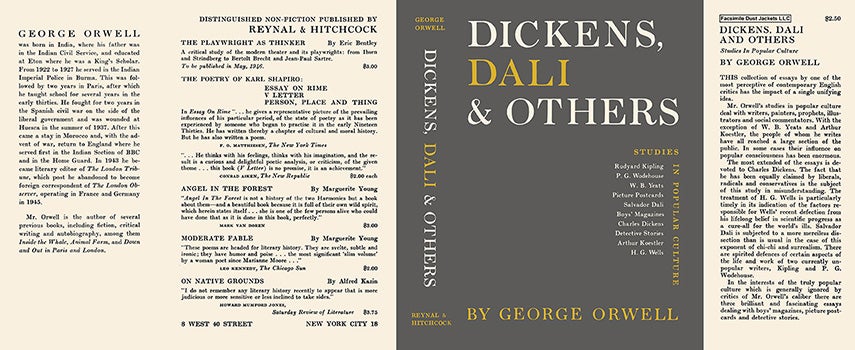 Item #14572 Dickens, Dali and Others. George Orwell.