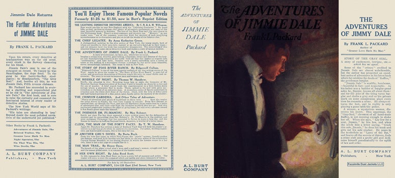 Item #14601 Adventures of Jimmie Dale, The. Frank L. Packard.