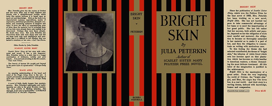 Item #14692 Bright Skin. Julia Peterkin