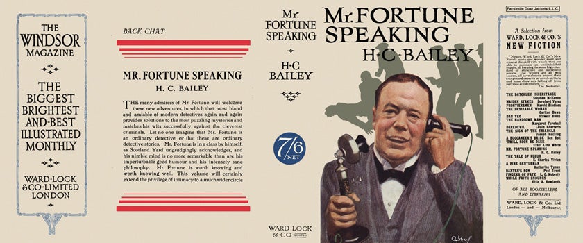 Item #147 Mr. Fortune Speaking. H. C. Bailey