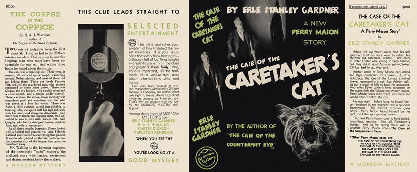 Item #1472 Case of the Caretaker's Cat, The. Erle Stanley Gardner