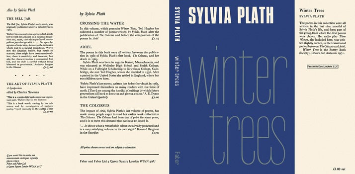 Item #14724 Winter Trees. Sylvia Plath.