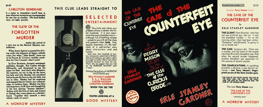 Item #1474 Case of the Counterfeit Eye, The. Erle Stanley Gardner