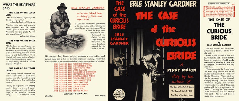 Item #1476 Case of the Curious Bride, The. Erle Stanley Gardner