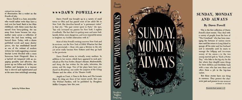 Item #14770 Sunday, Monday and Always. Dawn Powell