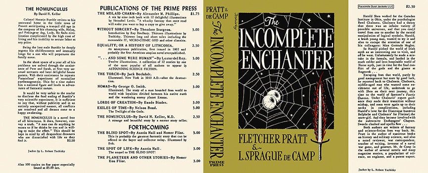 Item #14790 Incomplete Enchanter, The. Fletcher Pratt, L. Sprague de Camp