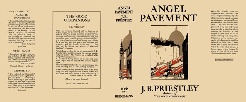 Item #14803 Angel Pavement. J. B. Priestley