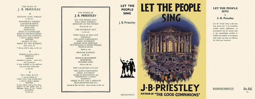Item #14809 Let the People Sing. J. B. Priestley