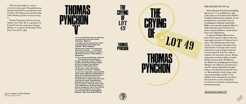 Item #14827 Crying of Lot 49, The. Thomas Pynchon