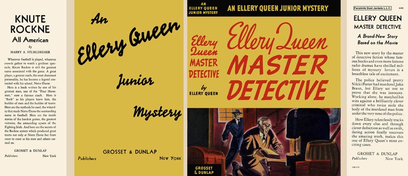 Item #14832 Ellery Queen, Master Detective. Ellery Queen, Jr.