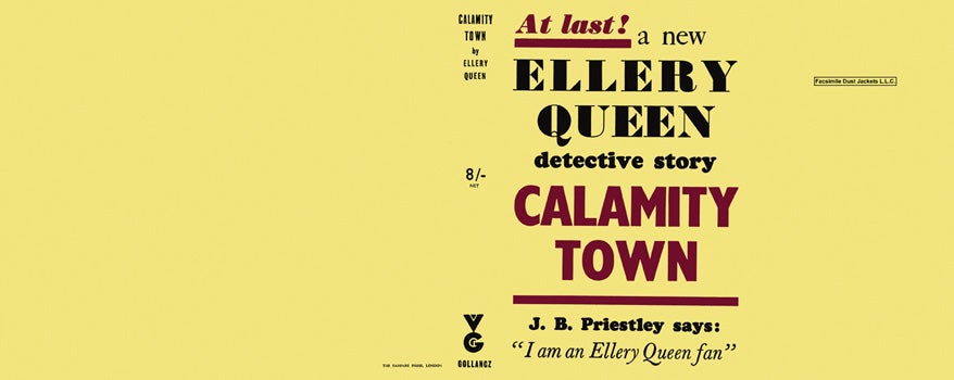Item #14835 Calamity Town. Ellery Queen
