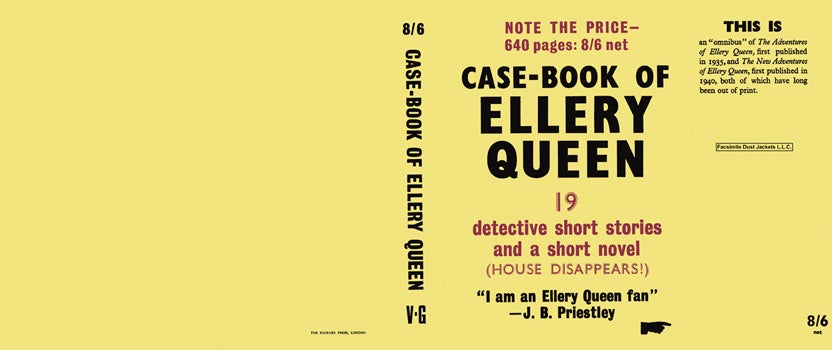 Item #14836 Case-Book of Ellery Queen. Ellery Queen
