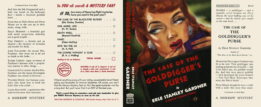 The Case of the Golddigger's Purse, Erle Stanley Gardner