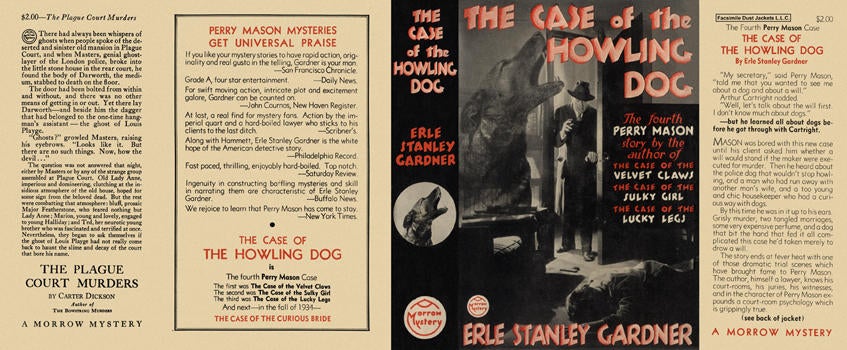 Item #1493 Case of the Howling Dog, The. Erle Stanley Gardner.
