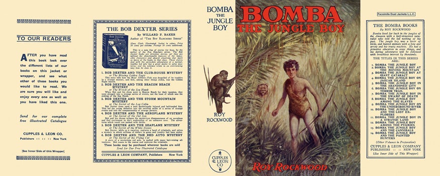 Item #15031 Bomba #01: Bomba the Jungle Boy. Roy Rockwood.
