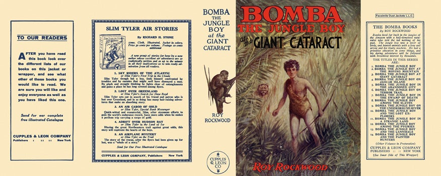 Item #15032 Bomba #03: Bomba the Jungle Boy at the Giant Cataract. Roy Rockwood.