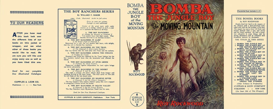 Item #15033 Bomba #02: Bomba the Jungle Boy at the Moving Mountain. Roy Rockwood.
