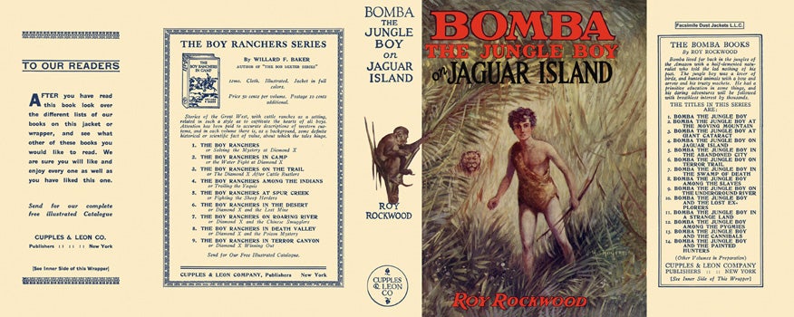 Item #15034 Bomba #04: Bomba the Jungle Boy on Jaguar Island. Roy Rockwood.