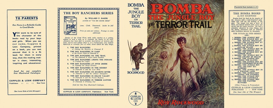 Item #15035 Bomba #06: Bomba the Jungle Boy on Terror Trail. Roy Rockwood