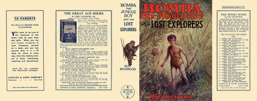 Item #15038 Bomba #10: Bomba the Jungle Boy and the Lost Explorers. Roy Rockwood
