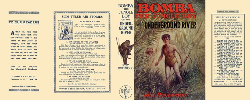 Item #15039 Bomba #09: Bomba the Jungle Boy on the Underground River. Roy Rockwood.