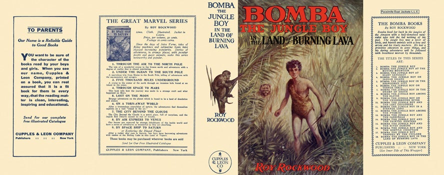 Item #15047 Bomba #18: Bomba the Jungle Boy in the Land of Burning Lava. Roy Rockwood