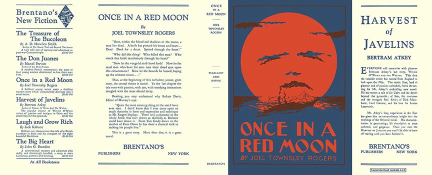Item #15054 Once in a Red Moon. Joel Townsley Rogers.