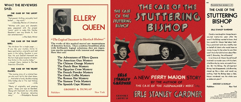 Item #1510 Case of the Stuttering Bishop, The. Erle Stanley Gardner.