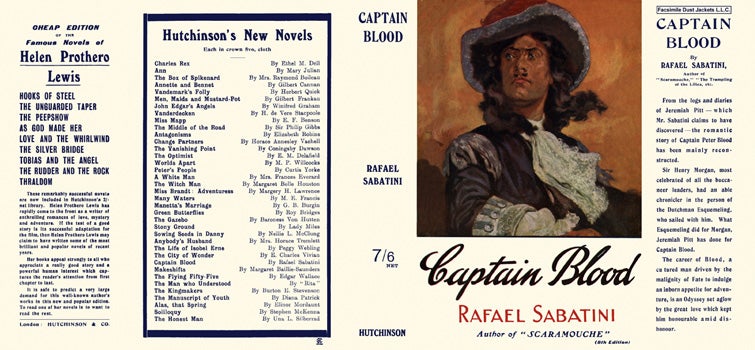 Item #15119 Captain Blood. Rafael Sabatini