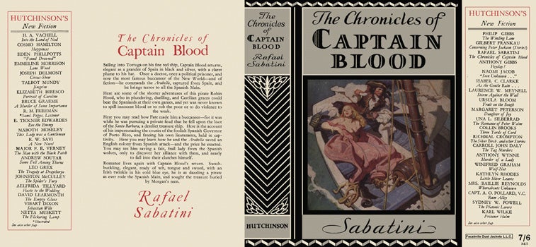 Item #15121 Chronicles of Captain Blood, The. Rafael Sabatini