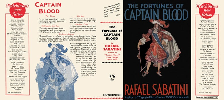 Item #15123 Fortunes of Captain Blood, The. Rafael Sabatini.