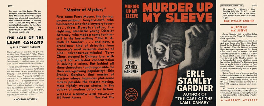 Item #1528 Murder Up My Sleeve. Erle Stanley Gardner