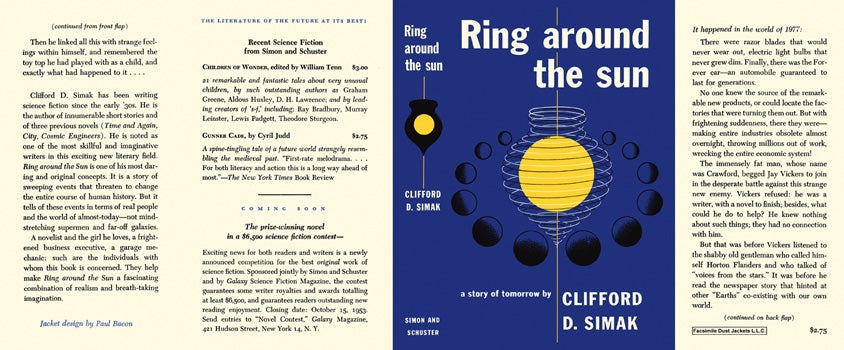 Item #15298 Ring Around the Sun. Clifford D. Simak