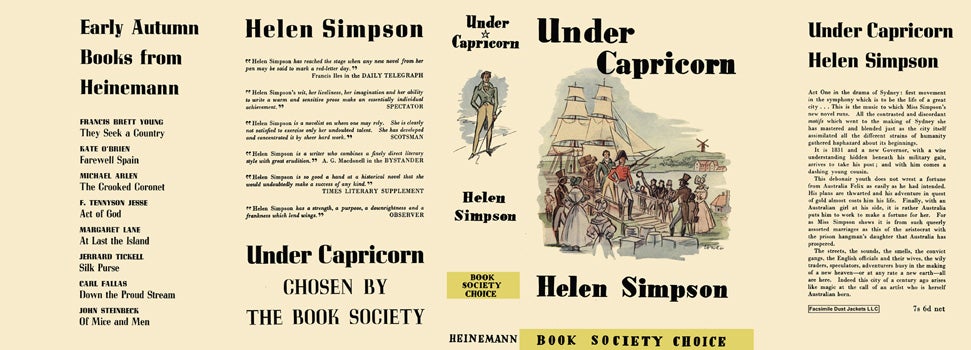 Item #15309 Under Capricorn. Helen Simpson