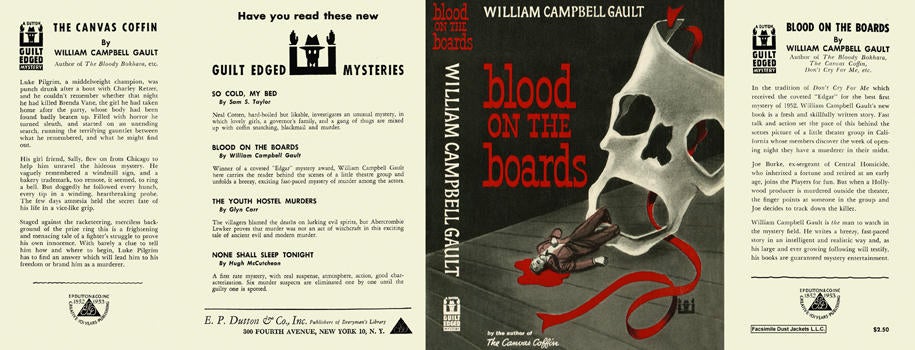 Item #1536 Blood on the Boards. William Campbell Gault.