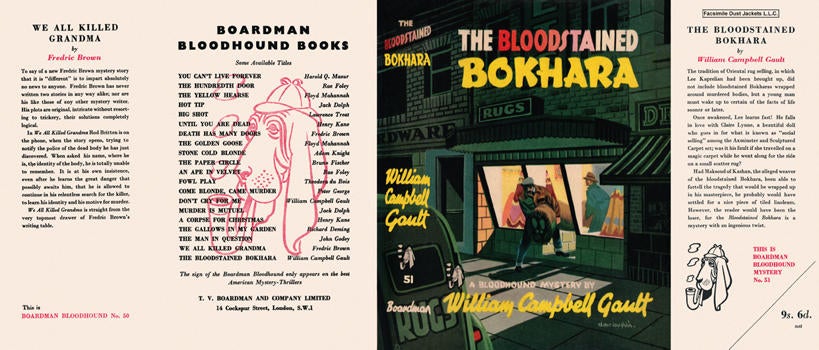 Item #1538 Bloodstained Bokhara, The. William Campbell Gault.