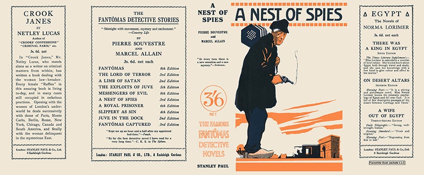 Item #15388 Nest of Spies, A. Pierre Souvestre, Marcel Allain