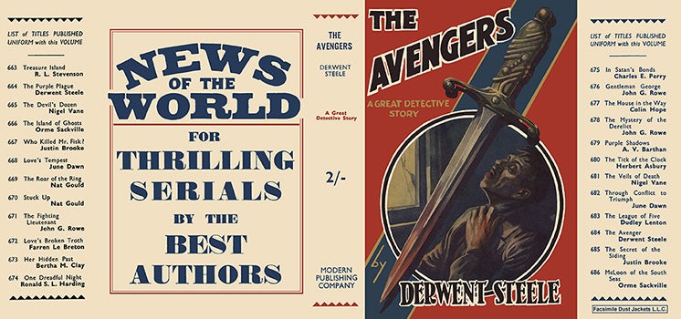 Item #15430 Avengers, The. Derwent Steele.