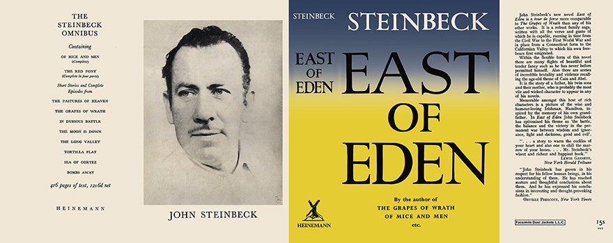 Item #15452 East of Eden. John Steinbeck