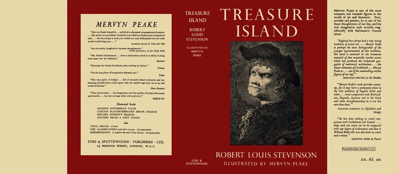 Item #15469 Treasure Island. Robert Louis Stevenson, Mervyn Peake