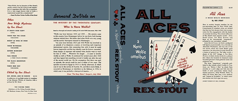 Item #15490 All Aces, A Nero Wolfe Omnibus. Rex Stout