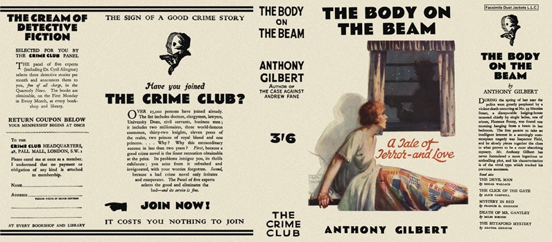 Item #1552 Body on the Beam, The. Anthony Gilbert.