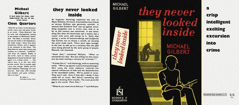 Item #1558 They Never Looked Inside. Michael Gilbert.