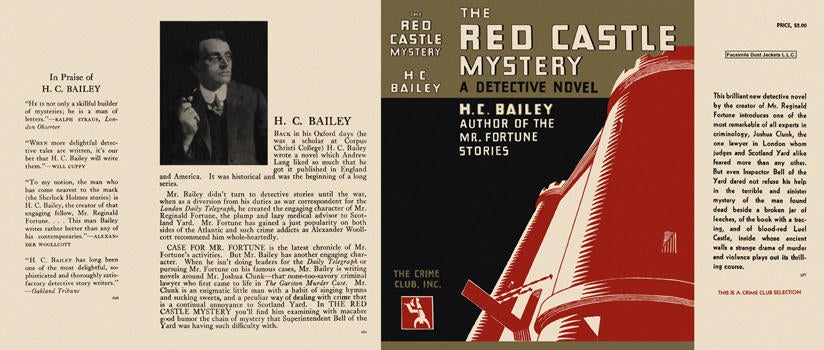 Item #156 Red Castle Mystery, The. H. C. Bailey.