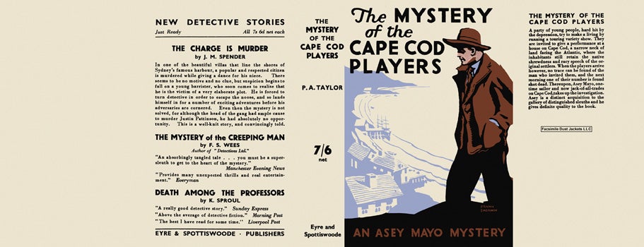 Item #15617 Mystery of the Cape Cod Players, The. Phoebe Atwood Taylor.