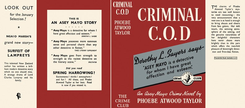 Item #15625 Criminal C.O.D. Phoebe Atwood Taylor