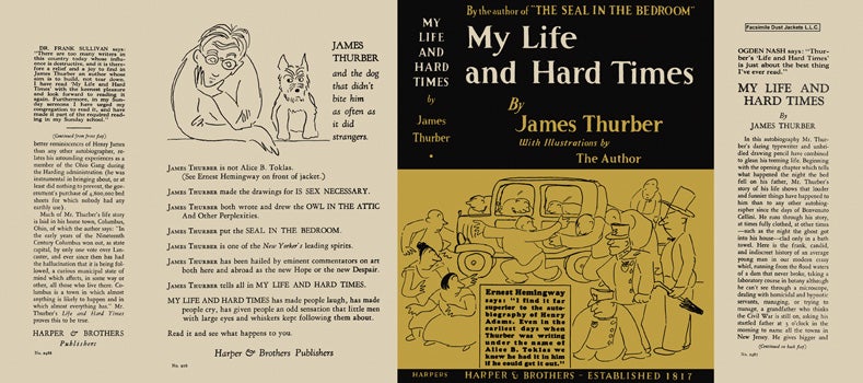 Item #15677 My Life and Hard Times. James Thurber